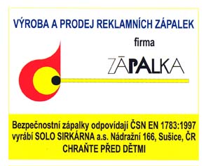 leták fy Zápalka